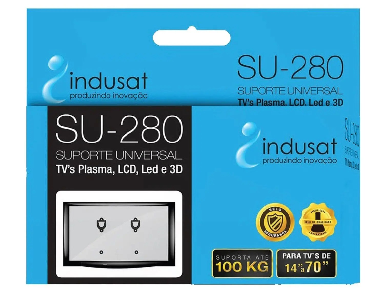 Suporte para TV Fixo de 10” até 85 - Indusat SU280i - Imagem 4