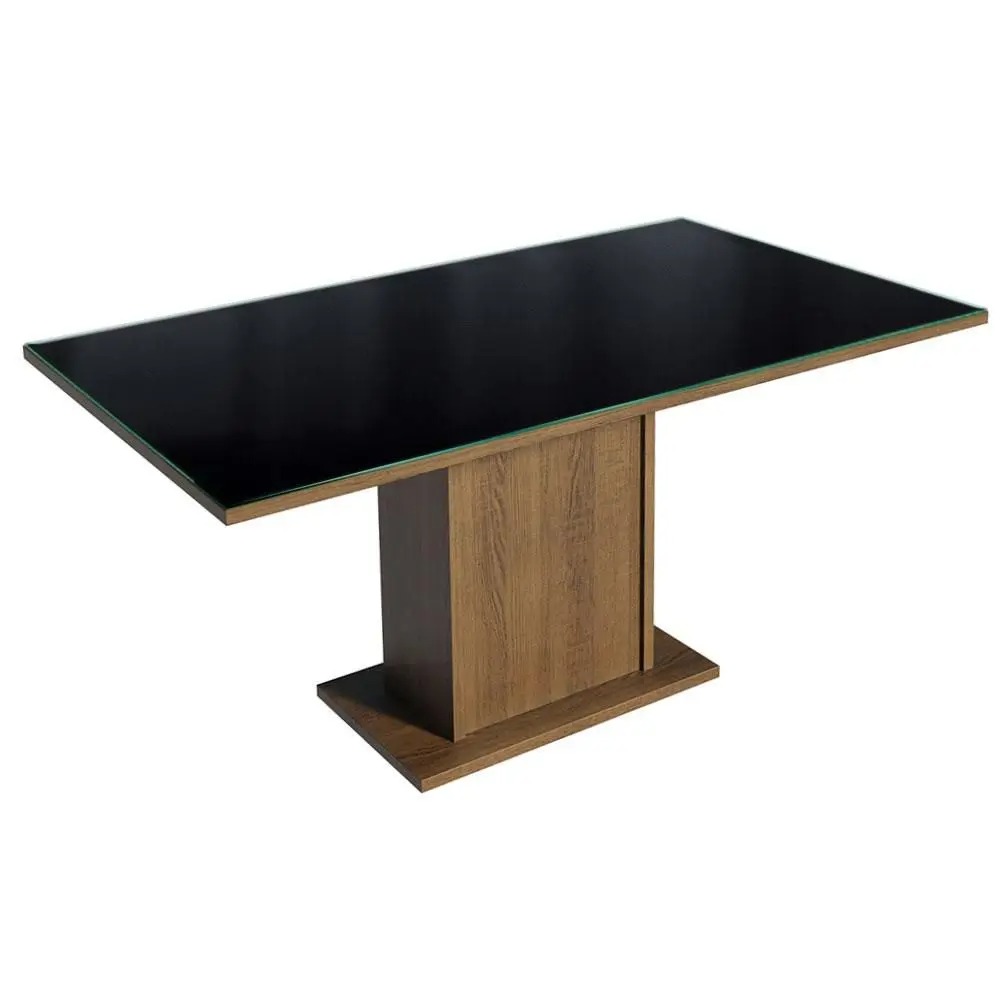 Conjunto Sala de Jantar Mesa Tampo de Vidro 6 Cadeiras Imperial Alexis Madesa - Imagem 5
