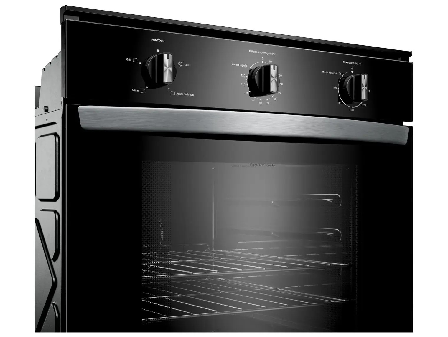 Forno de Embutir Elétrico Consul 84 Litros Preto com Timer Autodesligamento e Grill - COB84BE 110/220V - Imagem 4