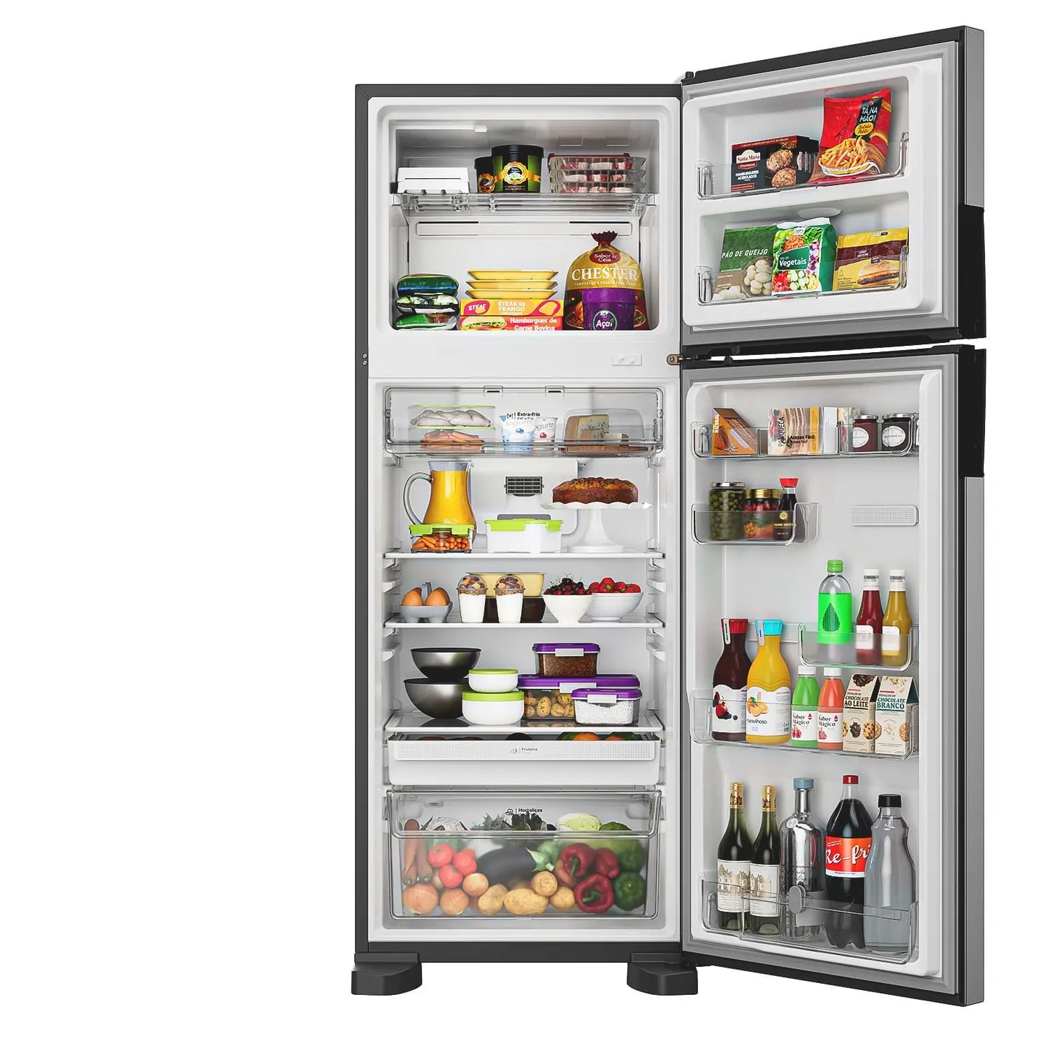 Geladeira Frost Free Duplex Consul 455 Litros Inox - CRM56MK 110/220V - Imagem 5