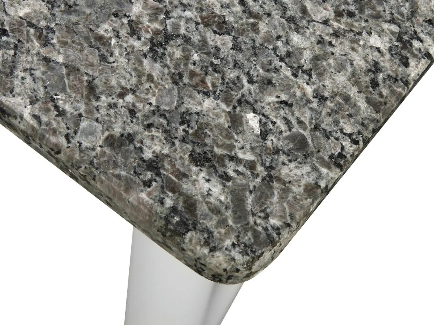 Mesa de Jantar 6 Cadeiras Retangular Aço Tampo Granito Poeme Ciplafe - Imagem 5