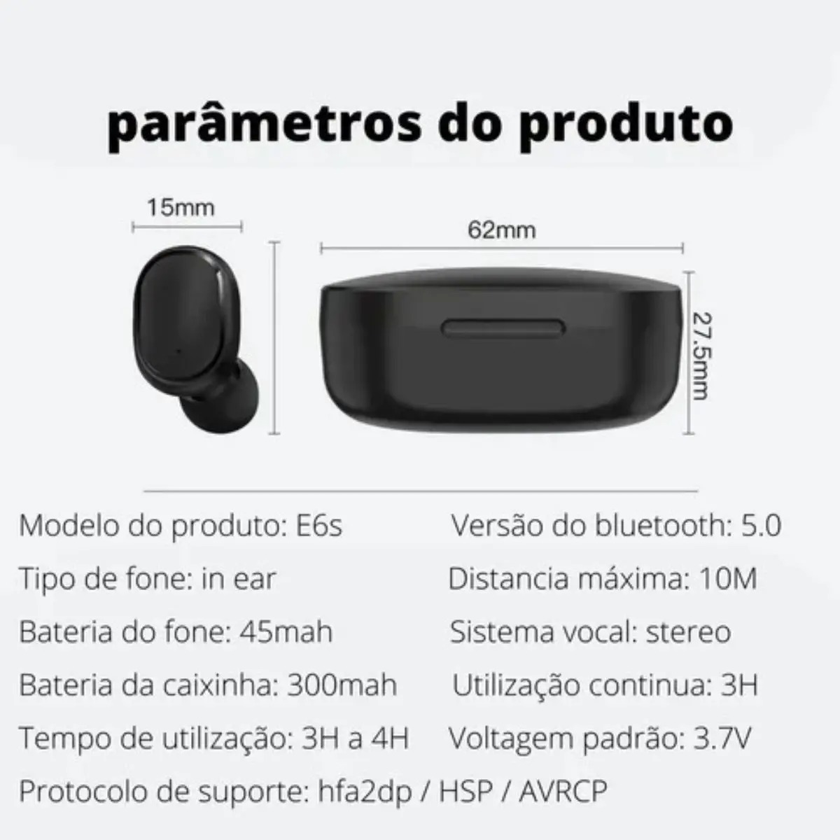 Fone De Ouvido S/fio Bluetooth Garantia Original Nota Fiscal - 01Smart - Imagem 10