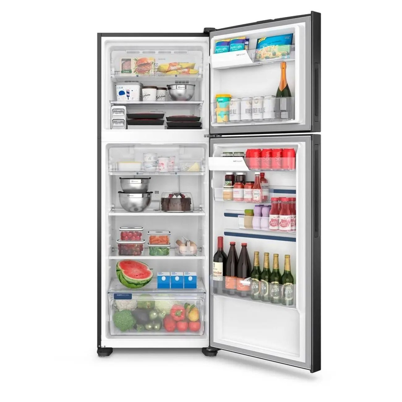Geladeira/Refrigerador Electrolux Frost Free Inverter 480L Efficient com AutoSense SmartBivolt Duplex Black Inox Look IT07B 110/220V - Imagem 5