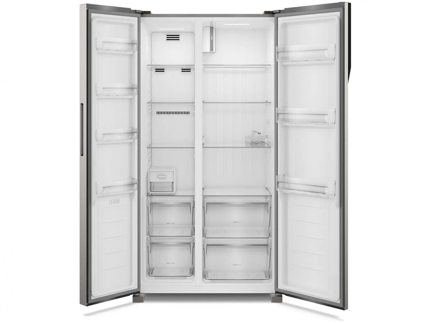 Geladeira Electrolux Frost Free Inverter 440L Efficient com AutoSense Side by Side cor Inox Look (IS4S) 110/220V - Imagem 4