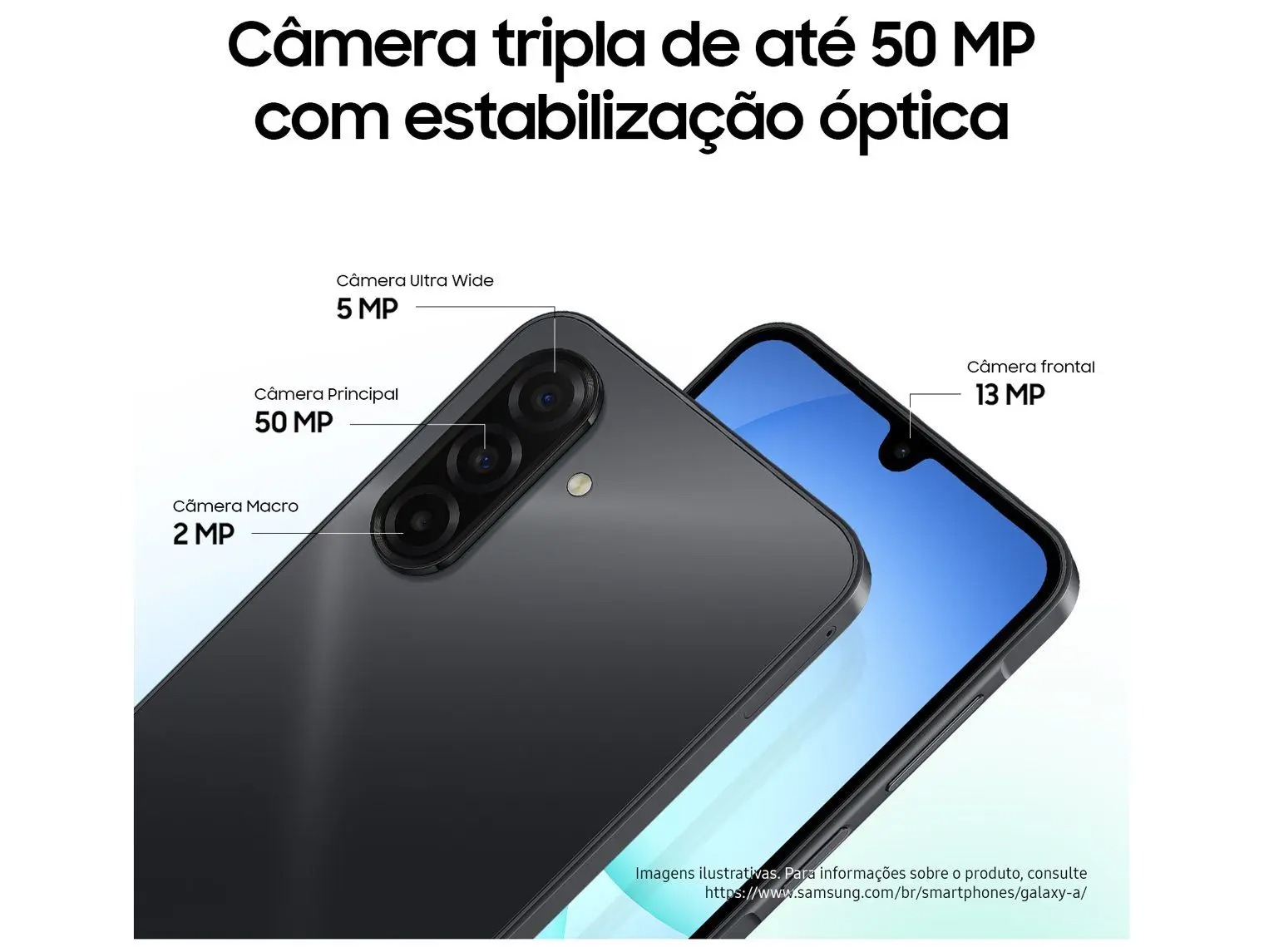 Smartphone Samsung Galaxy A17 4G 6.7 128GB 4GB Câmera Tripla - Samsung Celular - Imagem 2
