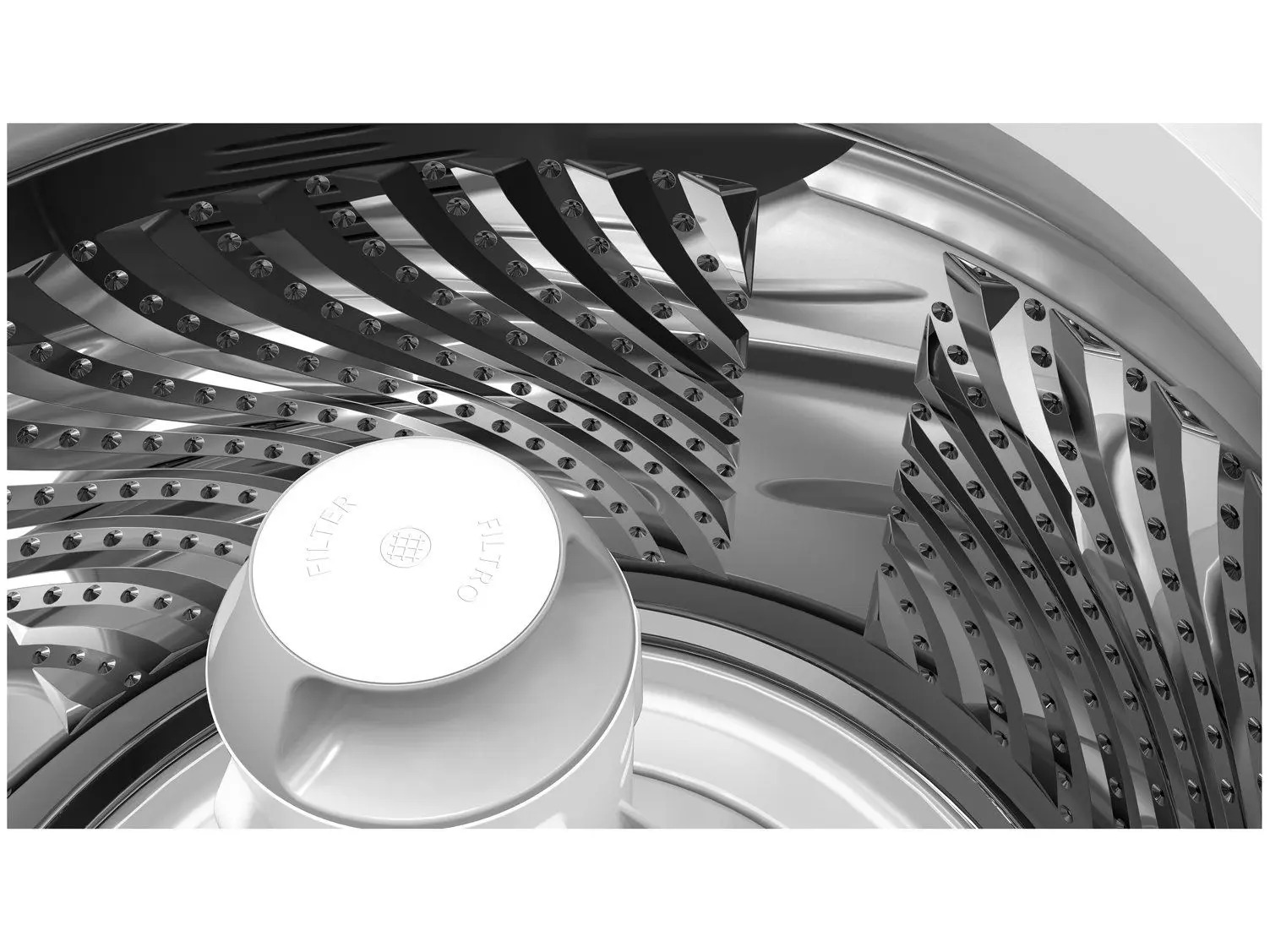Lavadora de Roupas Brastemp 18kg Cesto Inox 12 Programas de Lavagem Branca BWF18AB 110/220V - Imagem 6