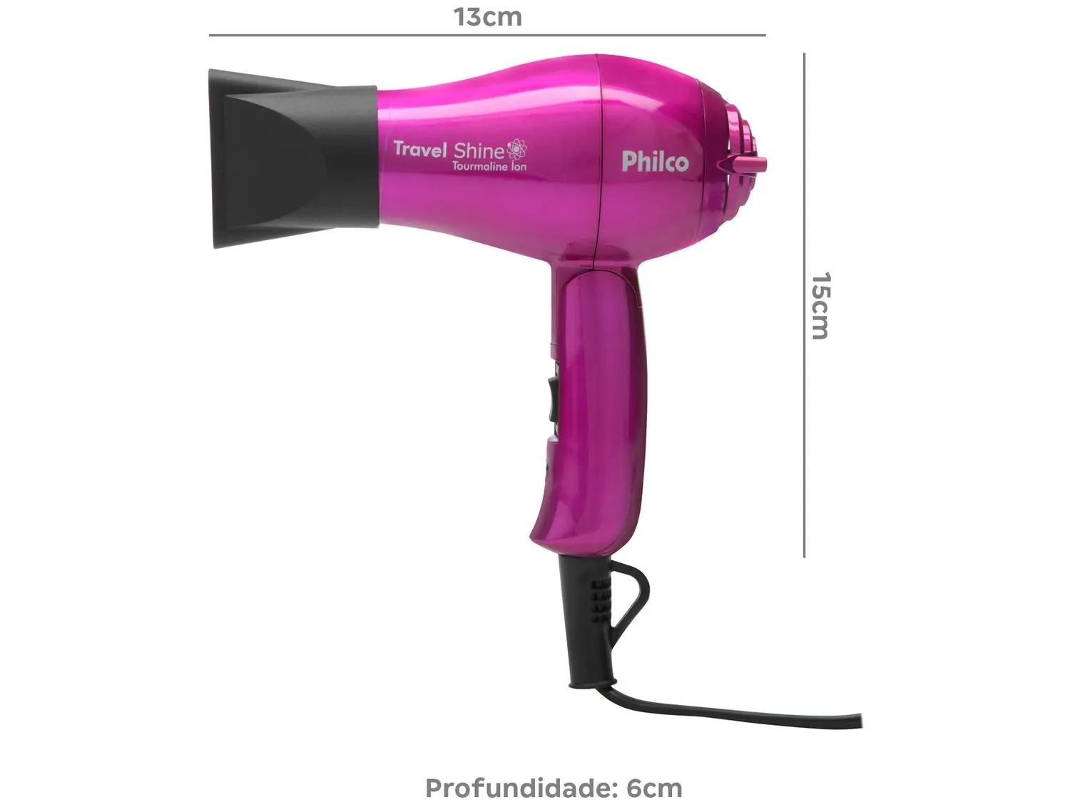 Kit Secador e Chapinha de Viagem - Philco Travel Shine 110/220V - Imagem 3