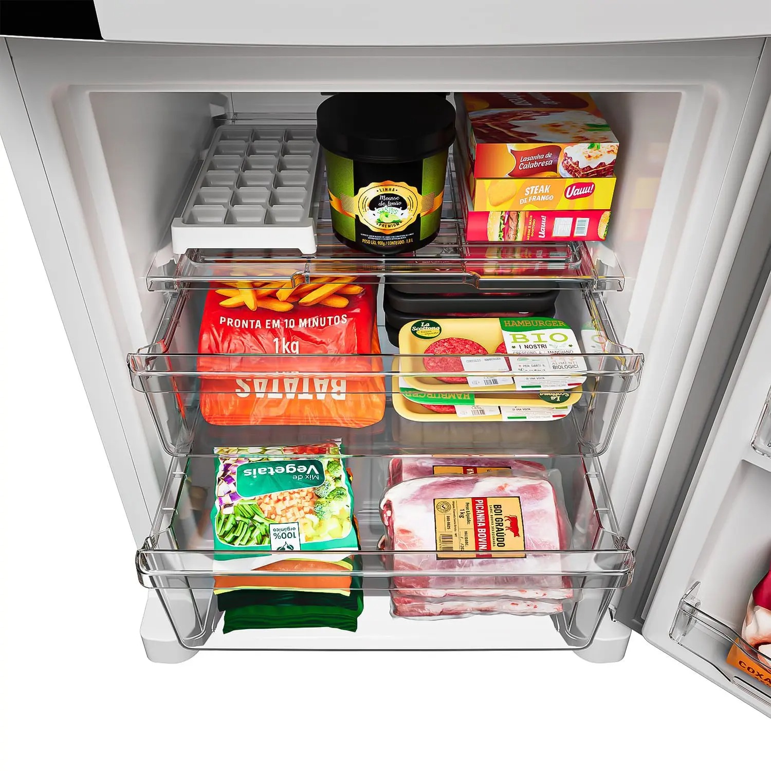 Geladeira Frost Free Duplex 399 Litros Consul com Freezer Embaixo - CRE45MB 110/220V - Imagem 4