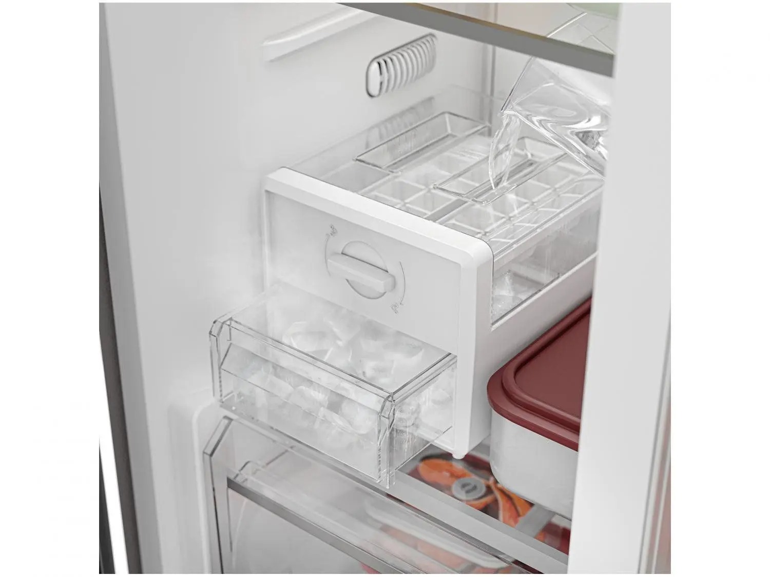 Geladeira Electrolux Frost Free Inverter 440L Efficient com AutoSense Side by Side cor Inox Look (IS4S) 110/220V - Imagem 5