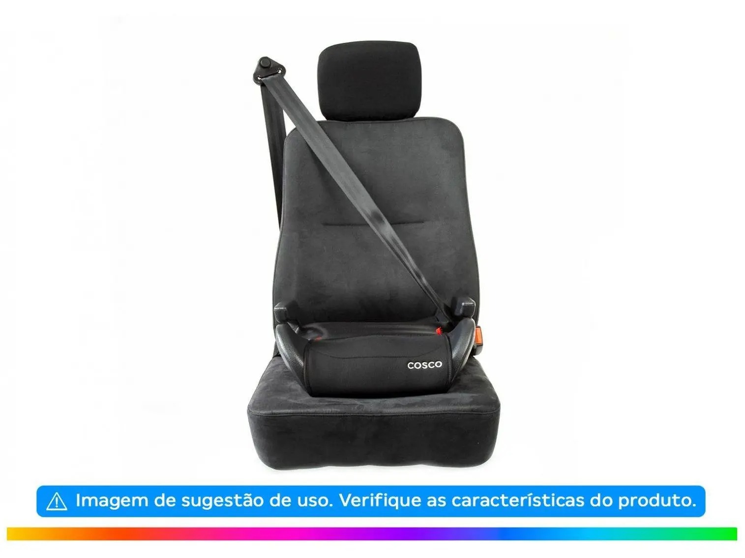 Assento de Elevação Cosco Kids Clippy 15 a 36kg - Preto - Imagem 2