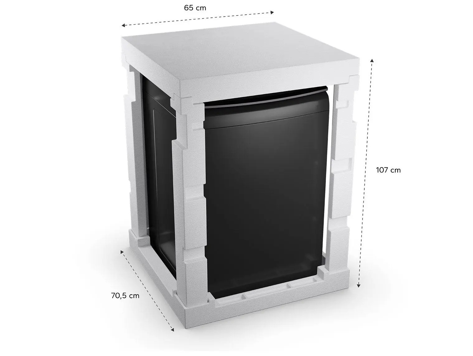 Lavadora de Roupas Brastemp 14Kg Cinza Platinum com 12 Programas de Lavagem com Smart Sensor - BWJ14A9 110/220V - Imagem 6