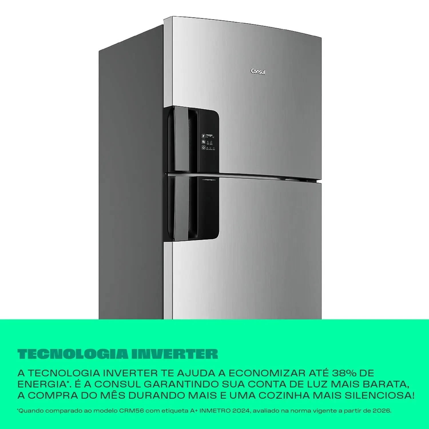 Geladeira Frost Free Duplex Consul 455 Litros Inox - CRM56MK 110/220V - Imagem 7
