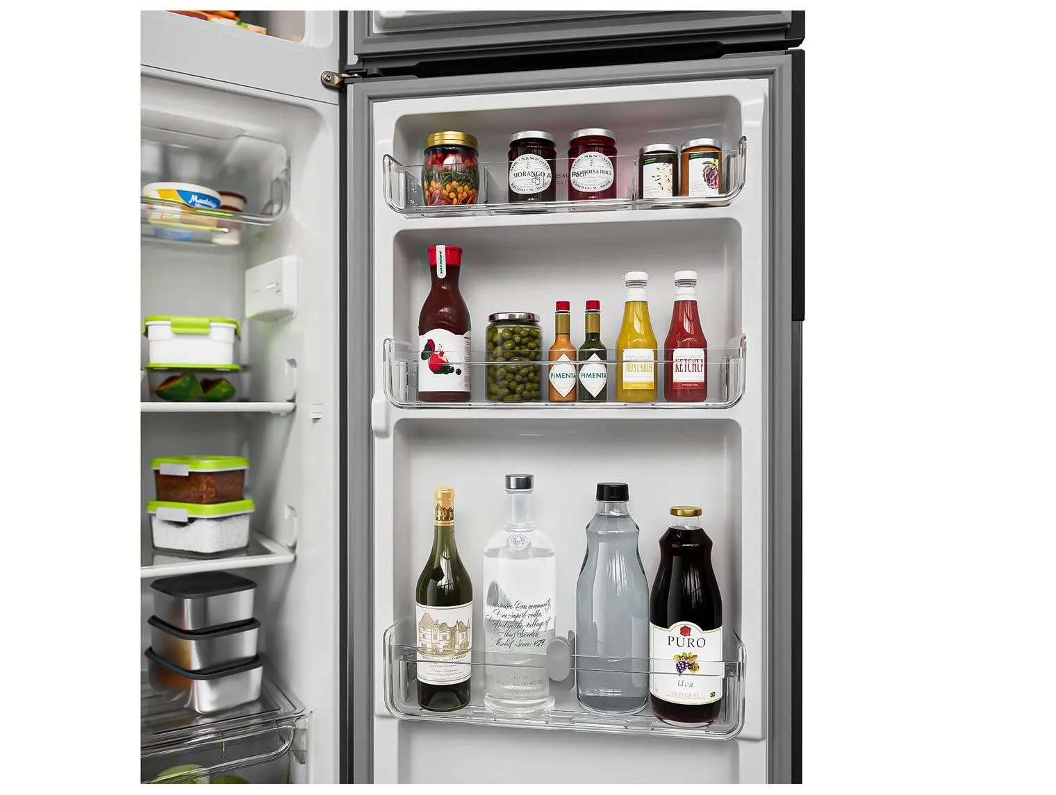 Geladeira/Refrigerador Consul Smart Frost Free Inox Duplex 377L CRM44MKANA 110/220V - Imagem 7