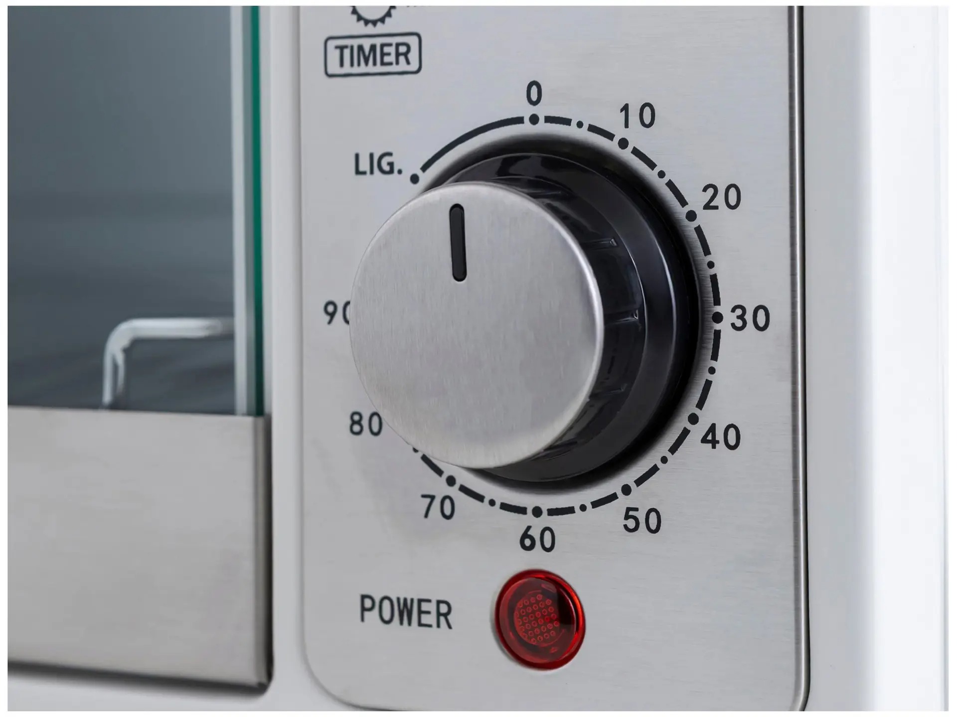Forno Elétrico de Bancada Mondial Multifuncional 52L Branco e Prata Grand Family II FRN-52-W 110/220V - Imagem 7