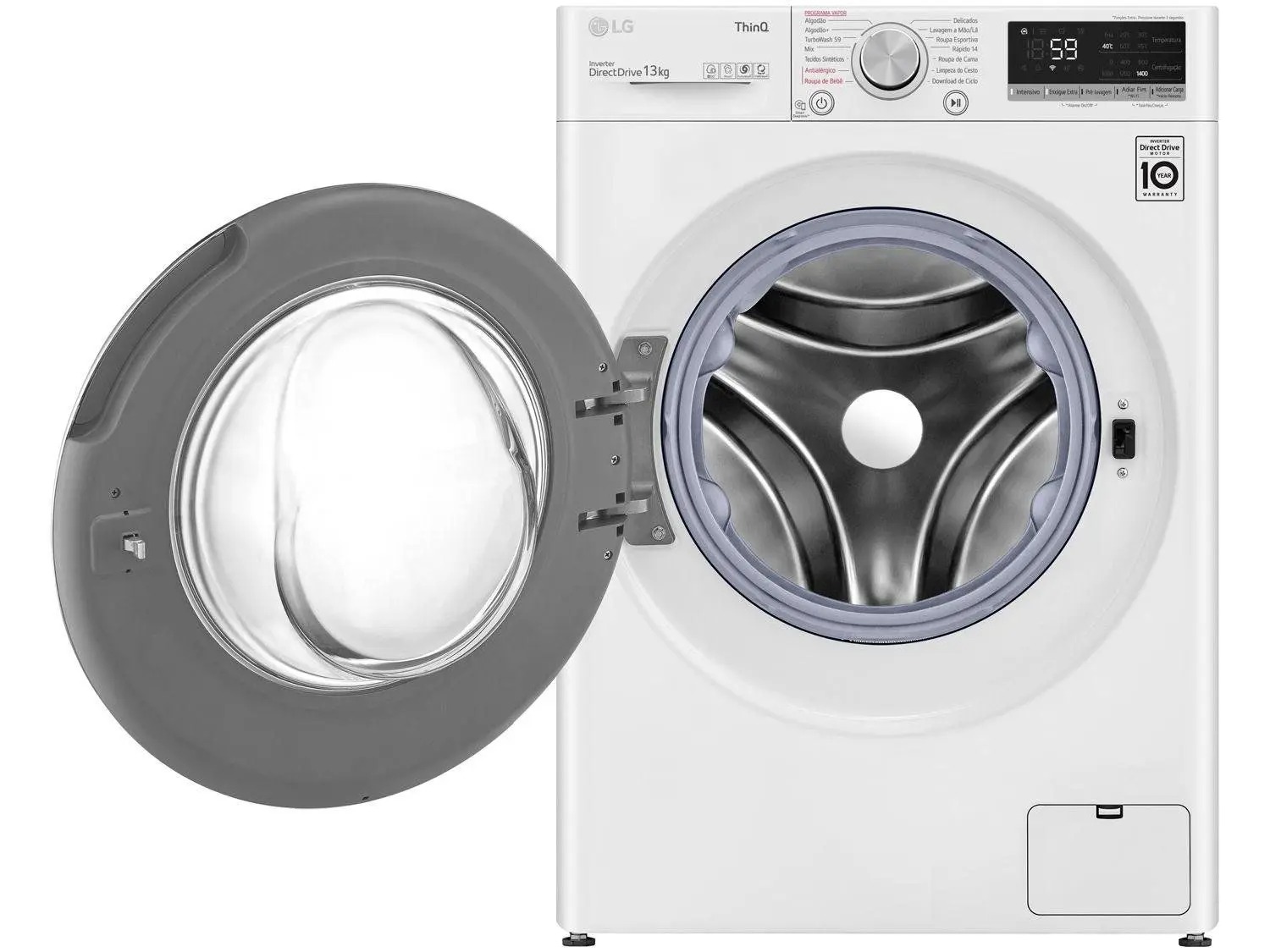 Lavadora Smart VC4 13kg Branca AIDD 110/220V - LG - Imagem 6
