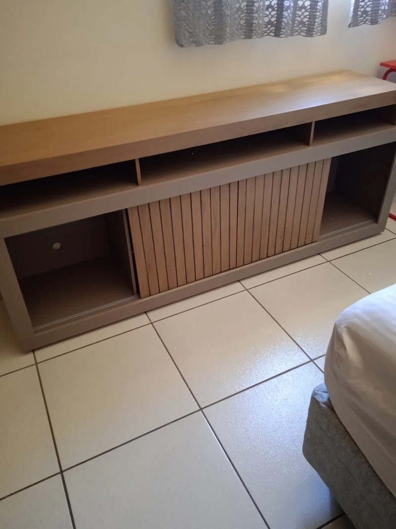 Rack Bancada Para TV até 70 Polegadas Sun Marrom Caemmun - Imagem 5
