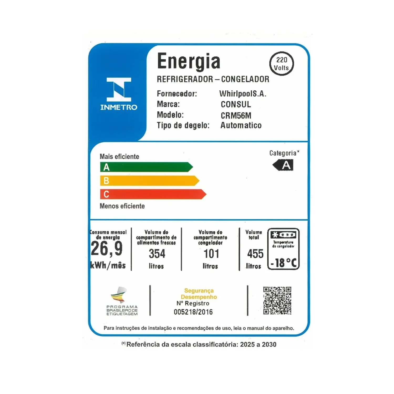 Geladeira Frost Free Duplex Consul 455 Litros Inox - CRM56MK 110/220V - Imagem 11