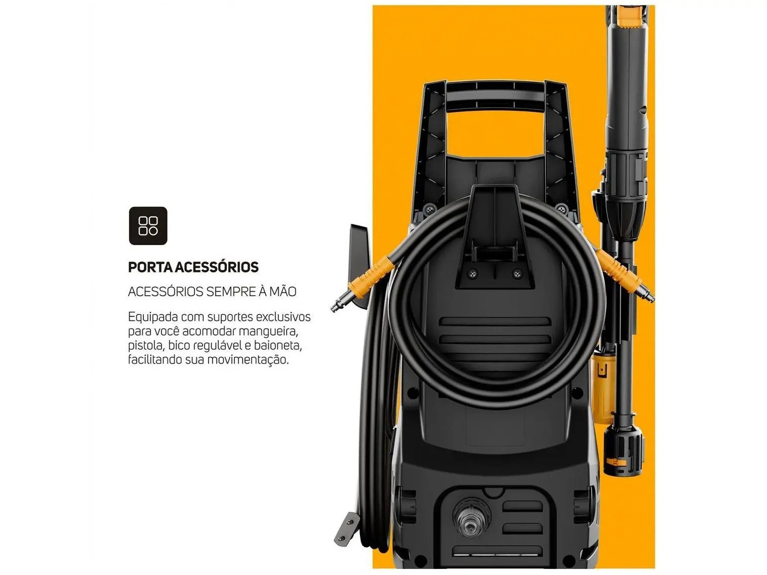 Lavadora de Alta pressão e Desobstruidora WAP - 1500 PSI 1400W Ultra WL 1820 - Imagem 2