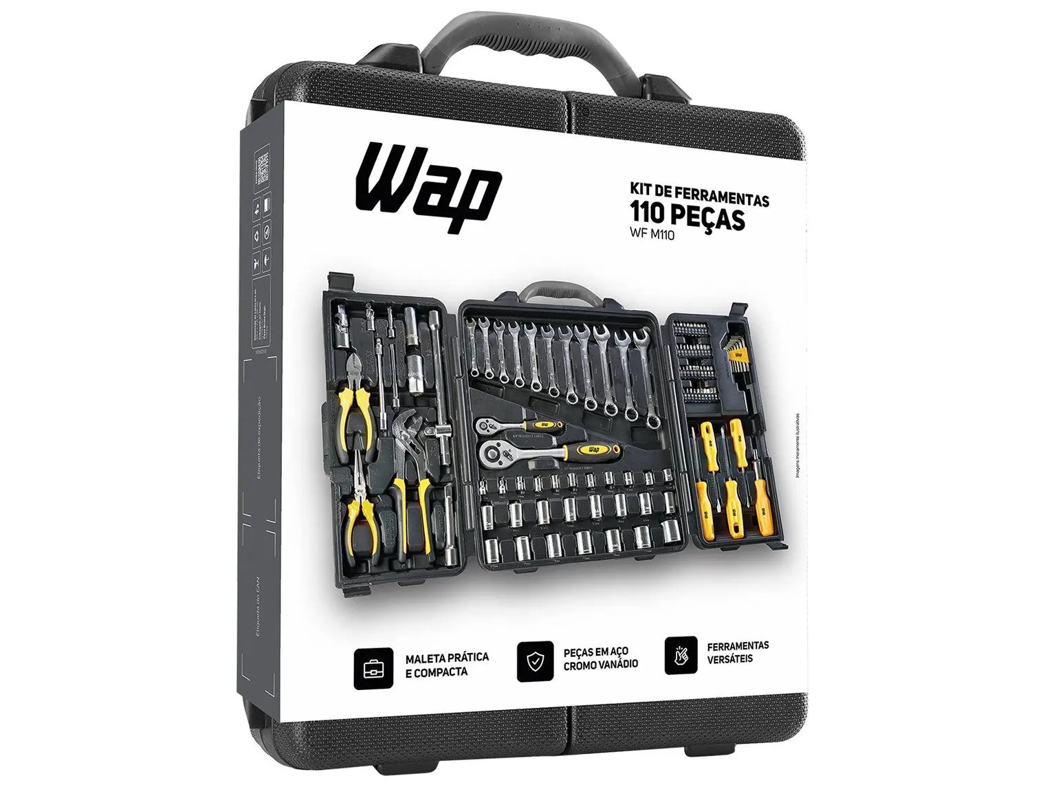Kit Ferramentas WAP 110 Peças WF M110 - Imagem 3