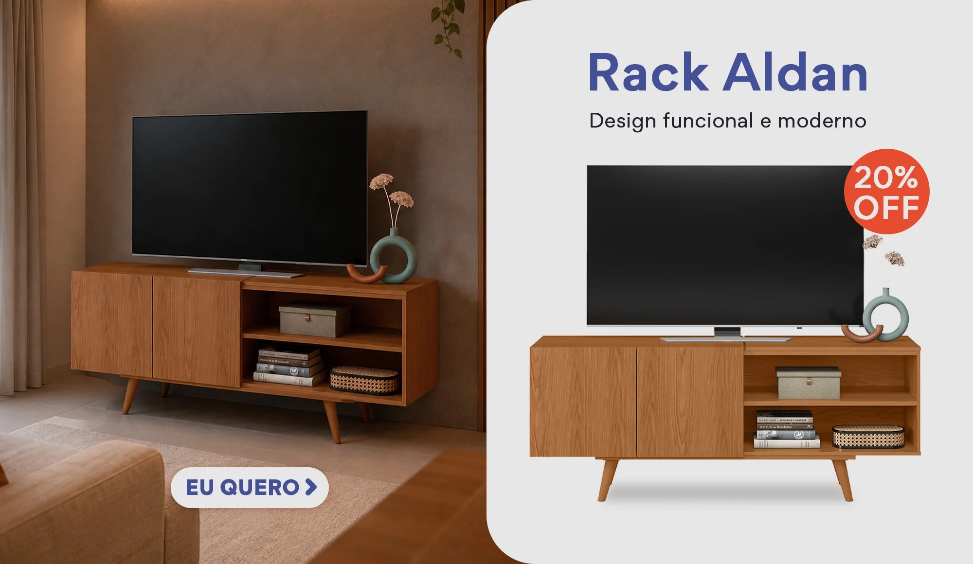 Rack para TV até "75 Brazos - Colibri - Imagem 10