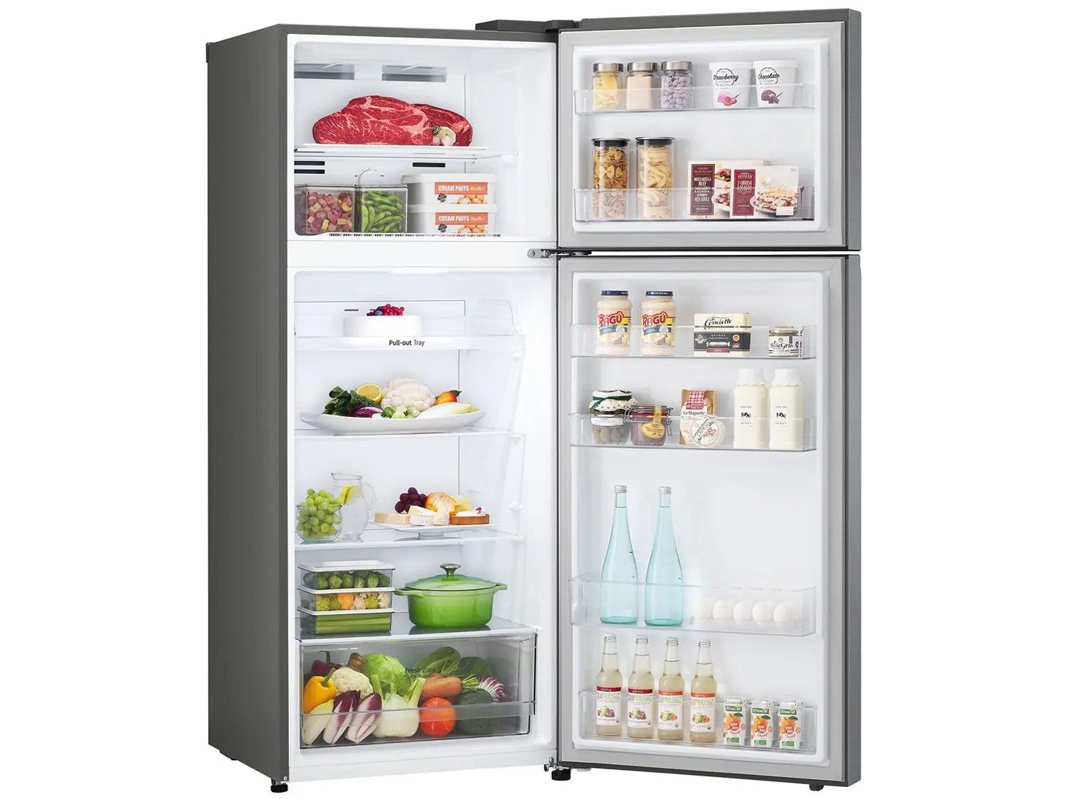 Geladeira/Refrigerador LG Frost Free Duplex 395L - GN-B392PLM Compressor Inverter 110/220V - Imagem 6