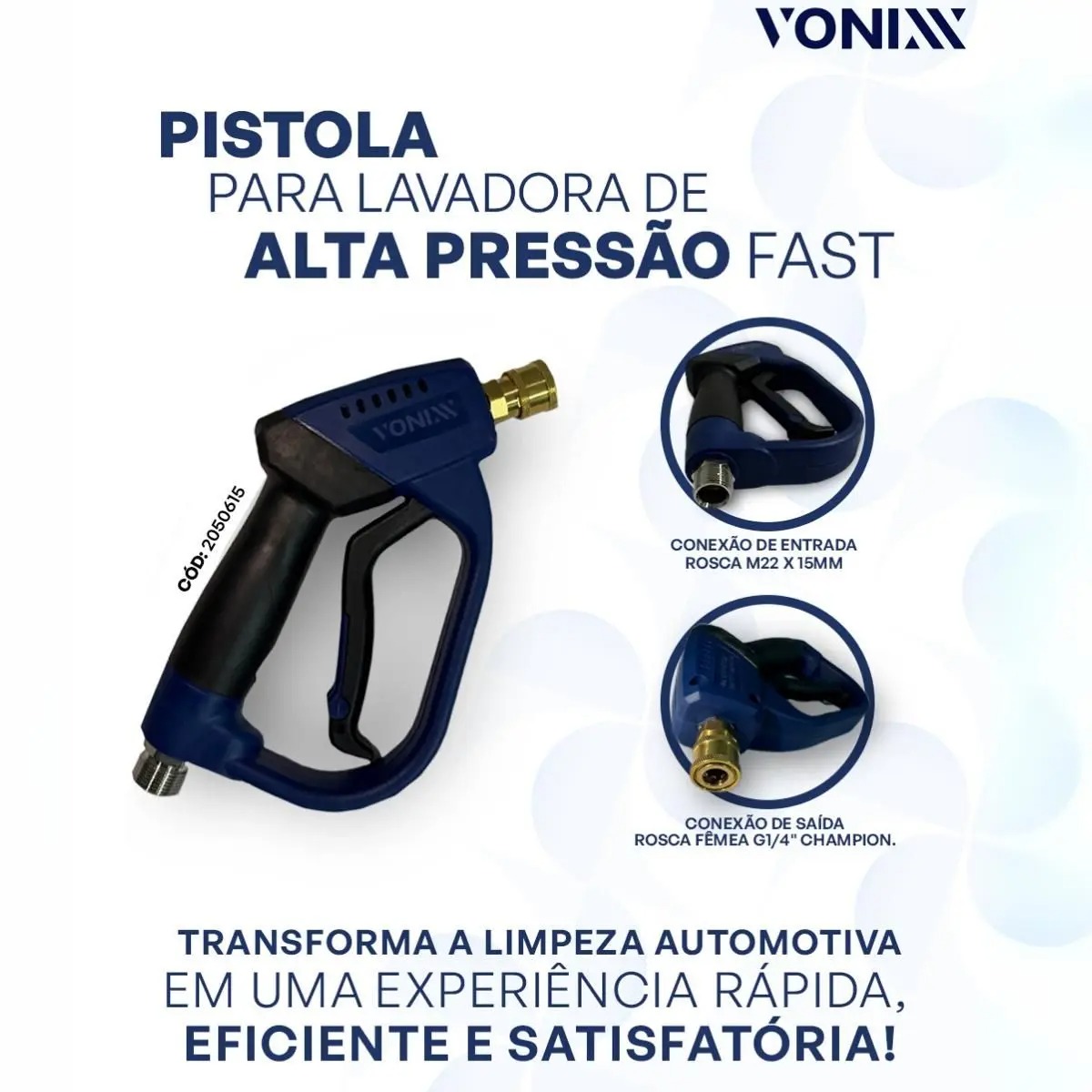 Pistola Para Lavadora Alta Pressão Fast Vonixx - Imagem 2