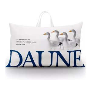 Travesseiro 100% Plumas de Ganso Siberiano - Daune