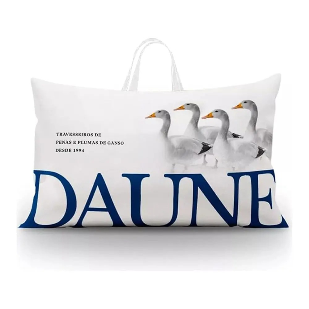 Travesseiro 100% Plumas de Ganso Siberiano - Daune