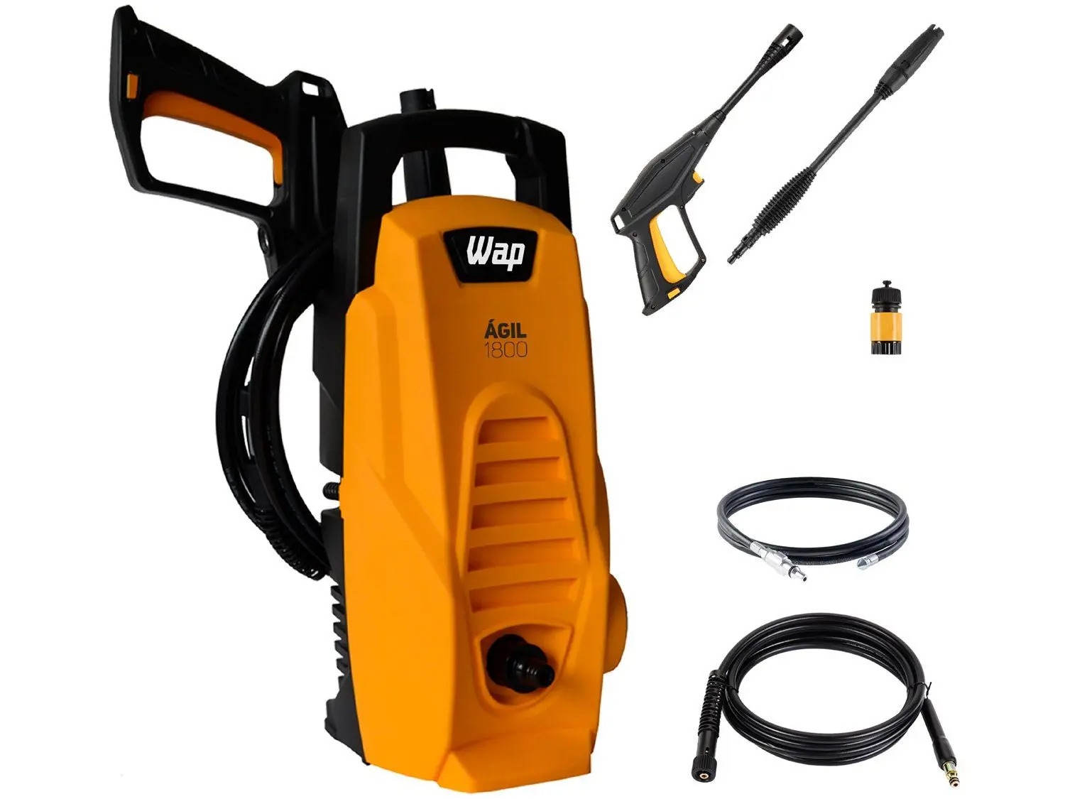 Lavadora de Alta Pressão Wap Ágil 1800 Ultra - 1300 Libras 1400W
