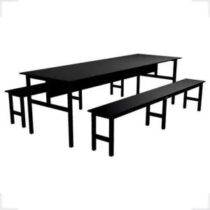 Conjunto Mesa para Refeitório 10 Lugares com Bancos Separado - DE ASTRO