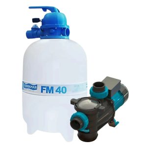 Kit Bomba BMCP-50 Filtro FM-40 Sodramar Piscinas Até 50.000L