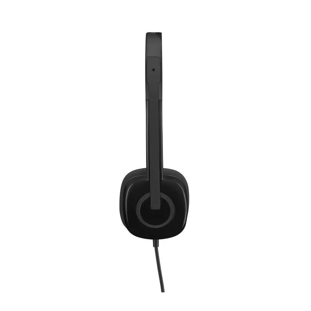 Headset com fio Logitech H151 com Microfone com Redução de Ruído e Conexão 3,5mm - 981-000587 - Imagem 4