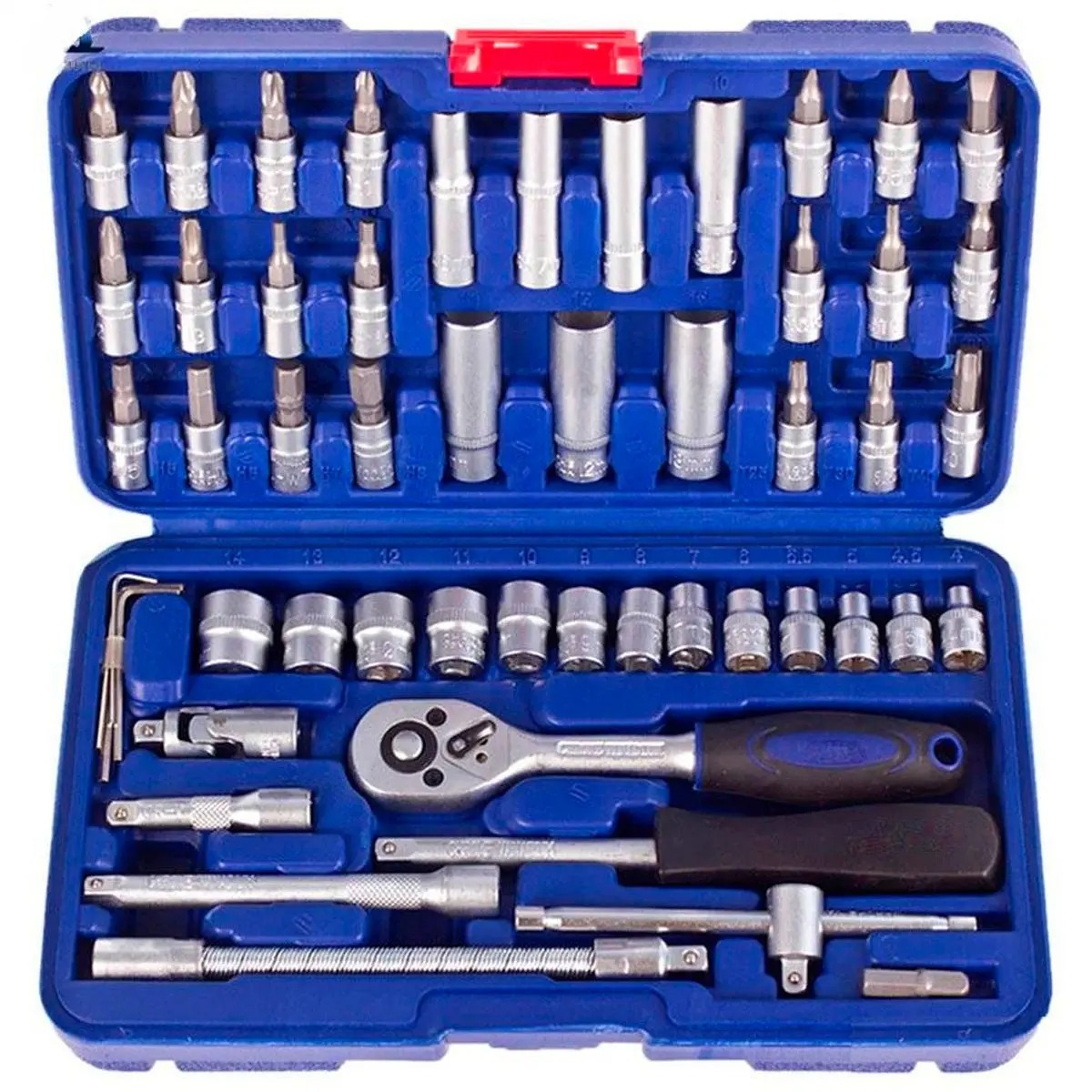Kit Ferramentas Soquete 46 Peças com Estojo Compacto - SOQUETES - Imagem 2