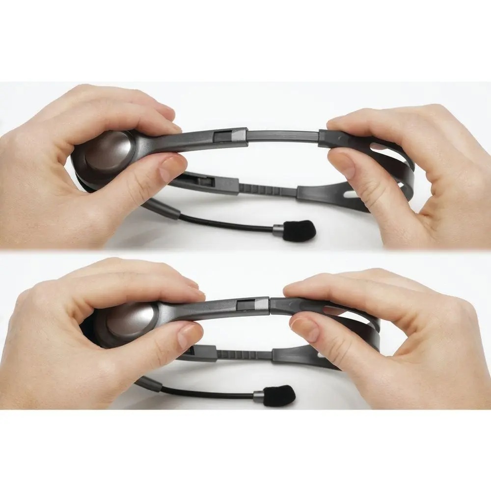 Headset com fio Logitech H111 com Microfone com Redução de Ruído e Conexão 3,5mm - 981-000612 - Imagem 5