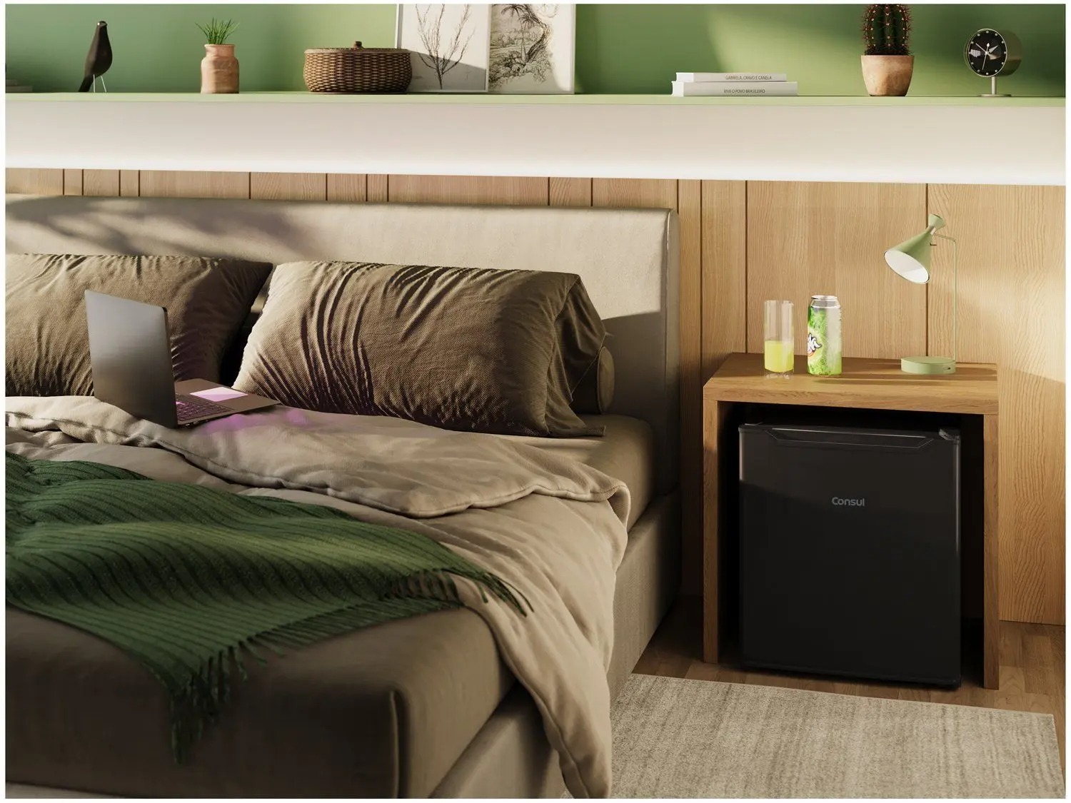 Frigobar Consul 47L Preto CRC04AE 110/220V - Imagem 2