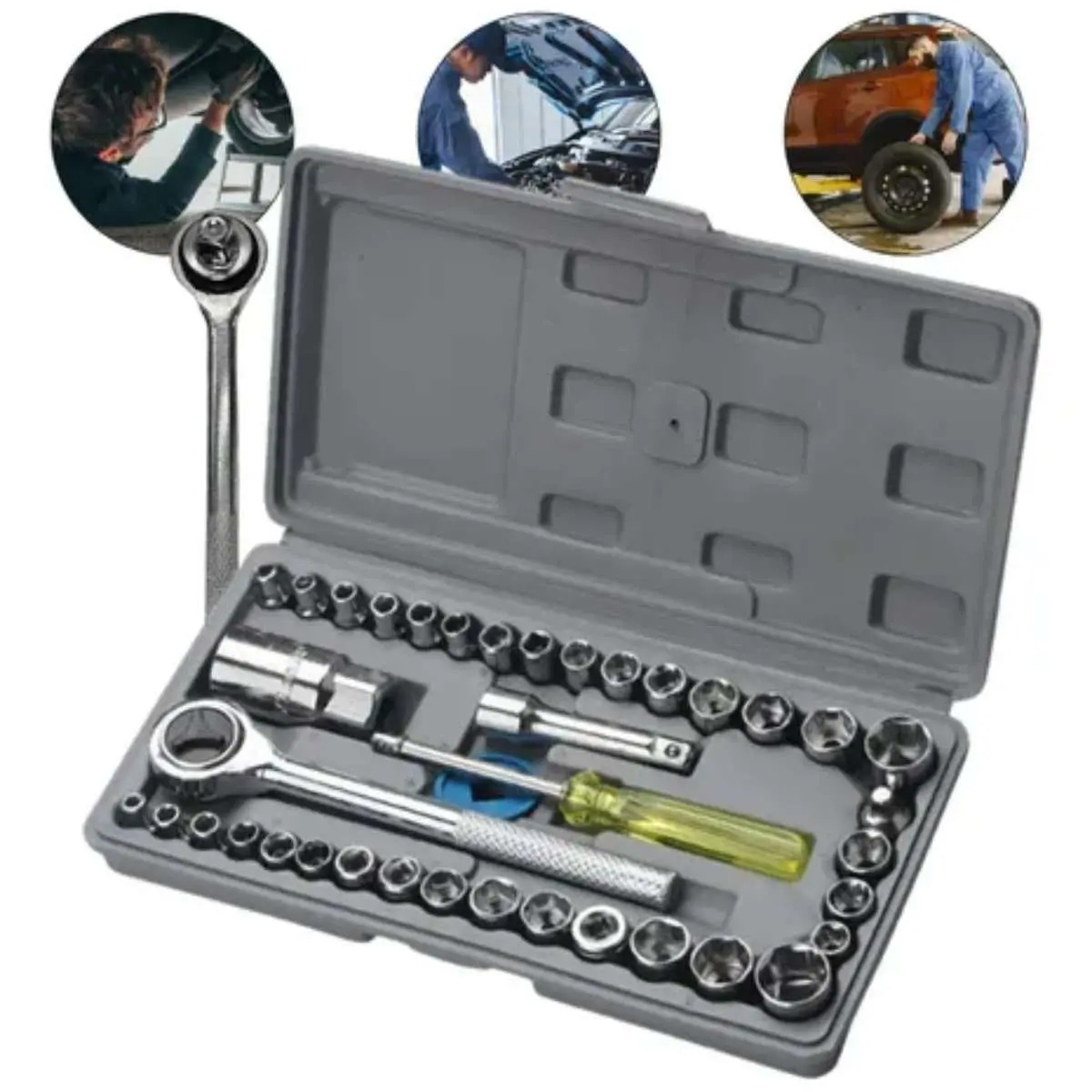 Kit Ferramentas 40 Peças Essencial Para Mecânicos Pronto Entrega - Atena - Imagem 4