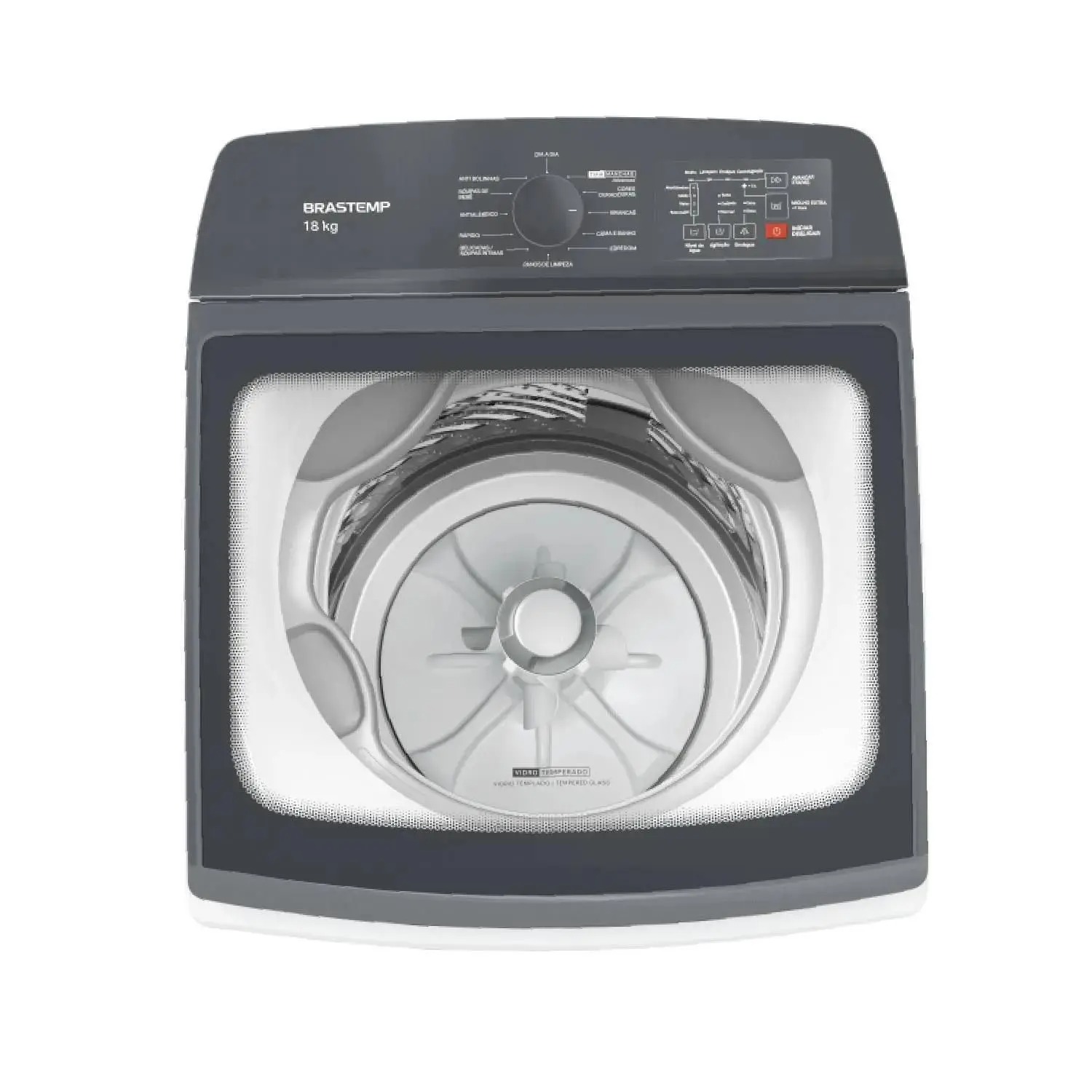 Máquina de Lavar Roupas Brastemp 18kg Branca Ciclo Tira Manchas e Edredom King BWF18AB 110/220V - Imagem 3