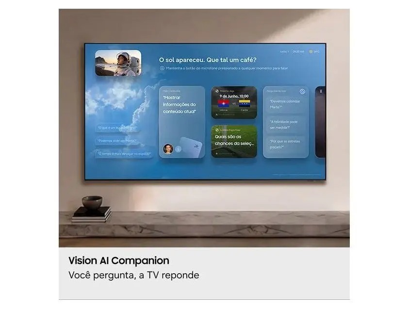 Smart TV 55" Samsung 4K UHD Mini LED M75H One UI Tizen UN55M75HAGXZD 2027 - Imagem 3