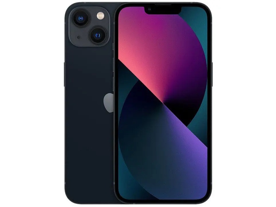 Usado: iPhone 13 128GB Preto - Outlet Bateria 70% - Apple