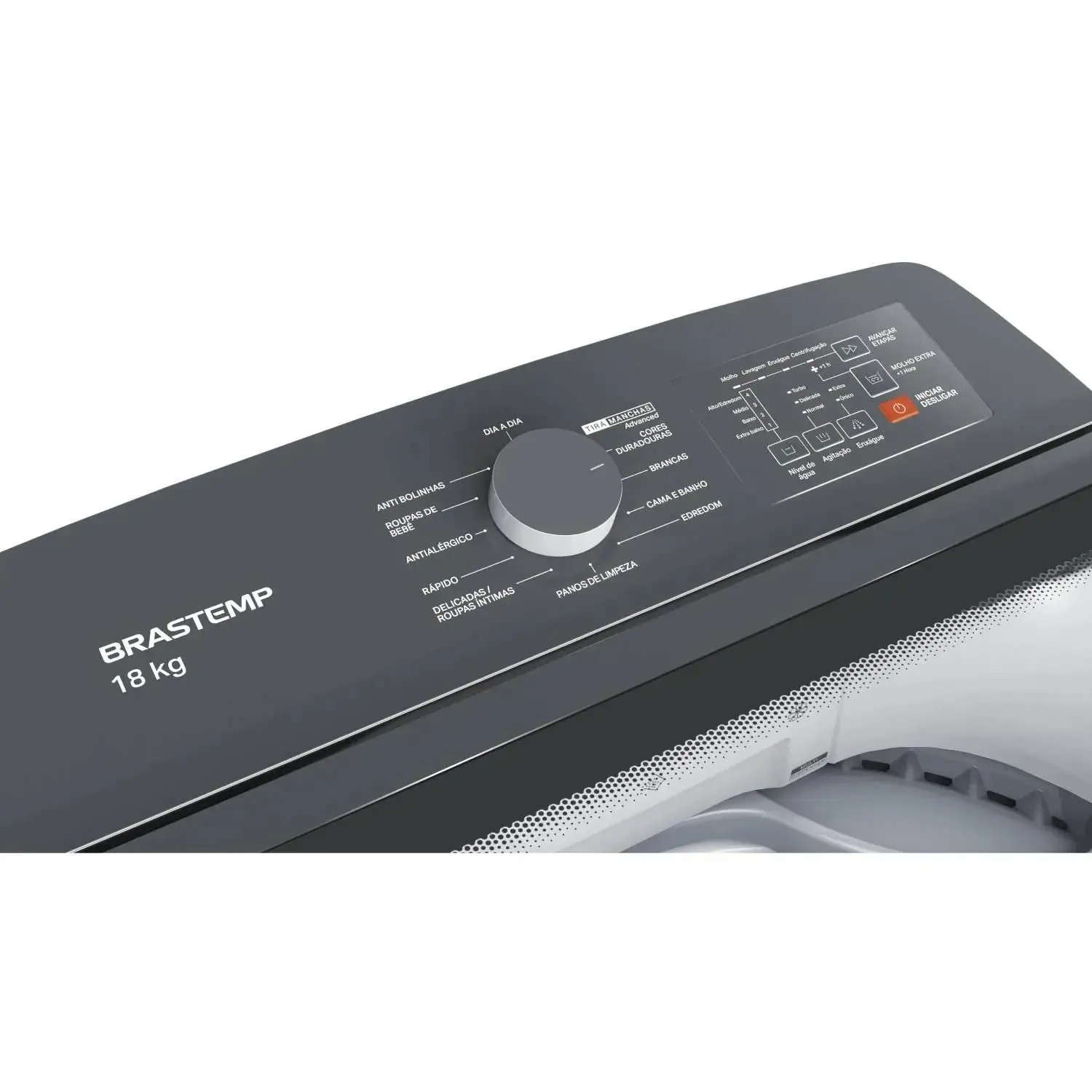 Máquina de Lavar Roupas Brastemp 18kg Branca Ciclo Tira Manchas e Edredom King BWF18AB 110/220V - Imagem 4