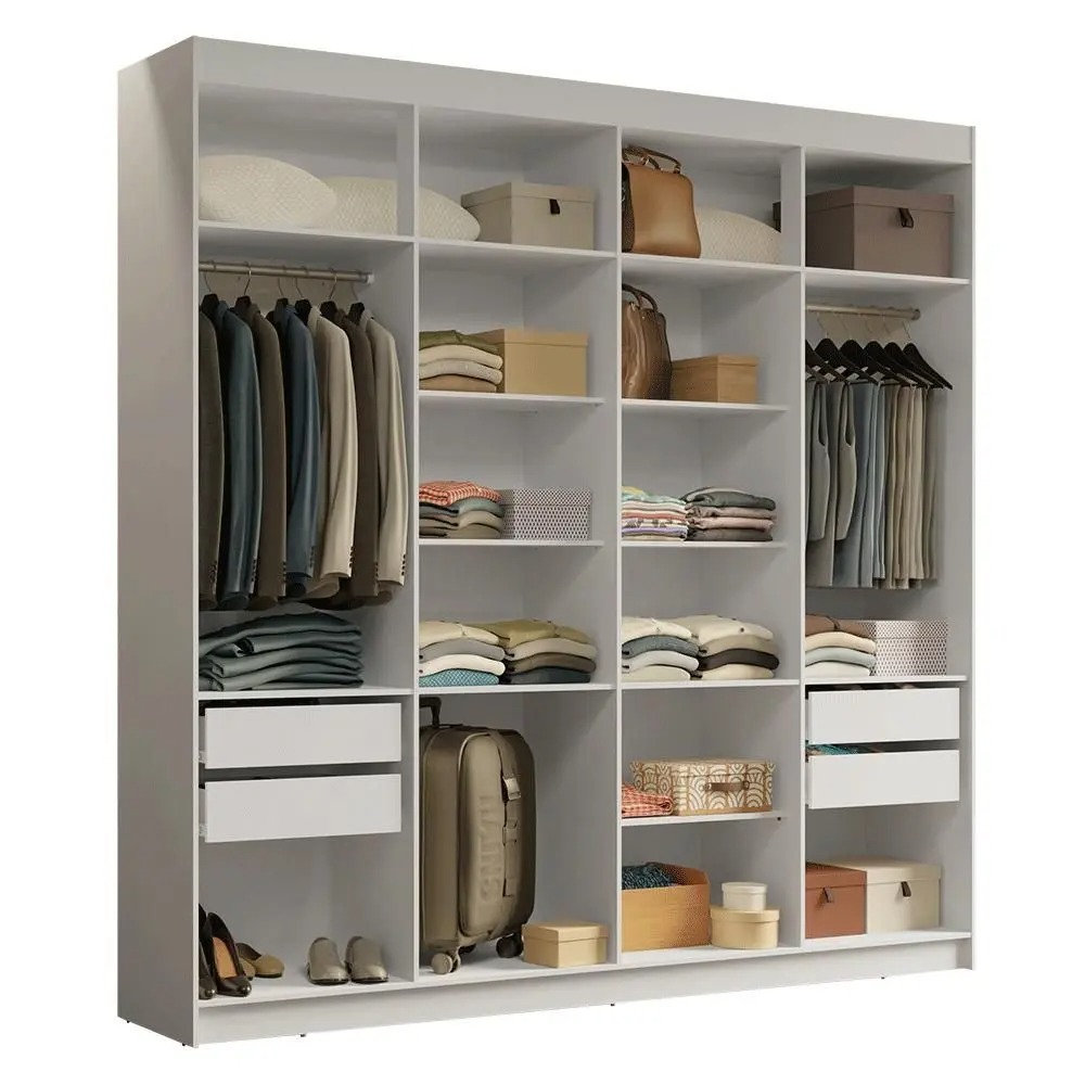Guarda-Roupa Closet 4 Gavetas 216 cm Venus Madesa GL - Imagem 2