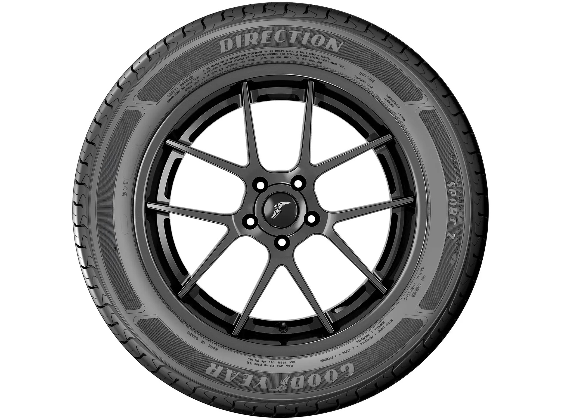 Pneu Aro 16” 205/55R16 Goodyear 91V Direction 2 Sport