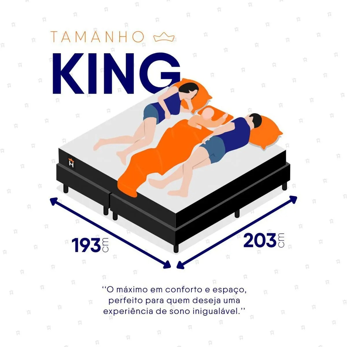 Conjunto Cama Box King Size Durham 193x203x60 Preto/Branco c/ Molas Ensacadas - King House - Imagem 8