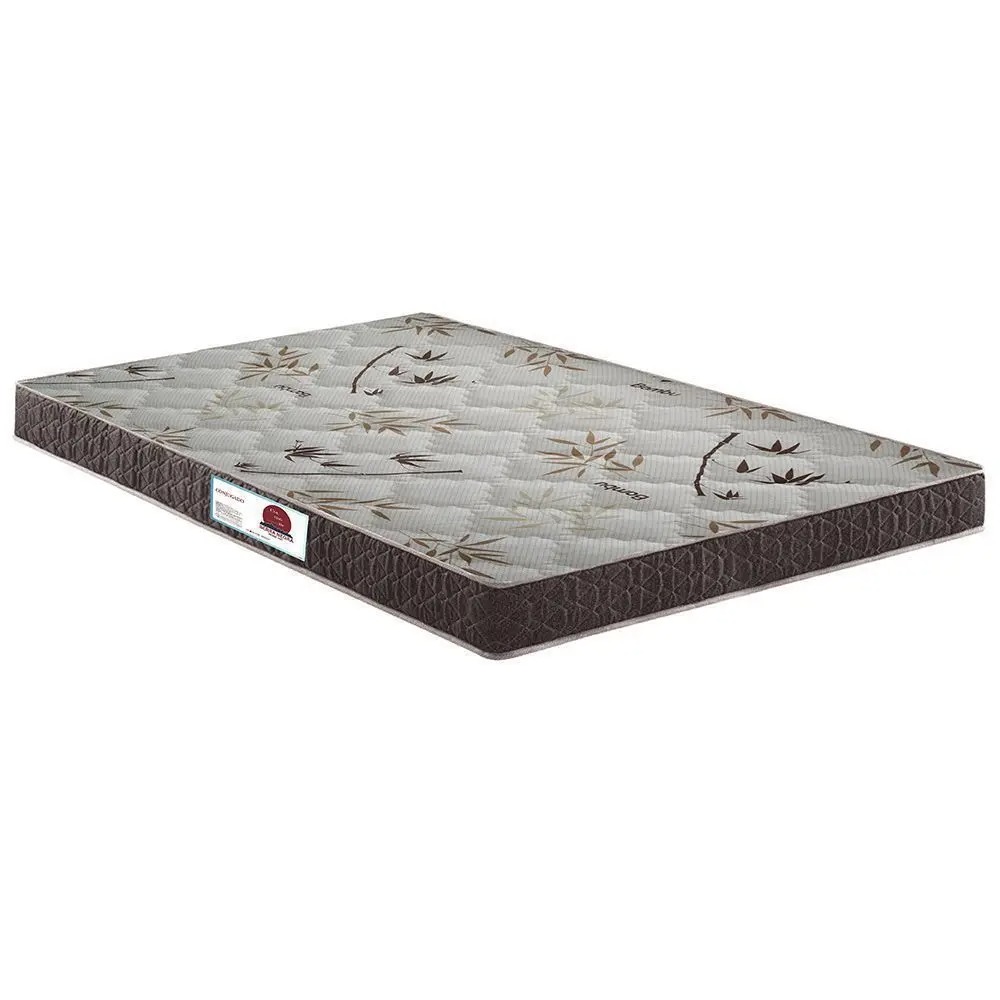 Cama Box Baú Casal Colchão Espuma D45 Bordado + Box Suede Marrom Serra Negra 62x138x188 - Imagem 4