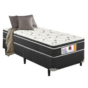 Cama Box Solteiro Mola Bonnel Conjugado 50Cm 88x188x50 - Serra Negra