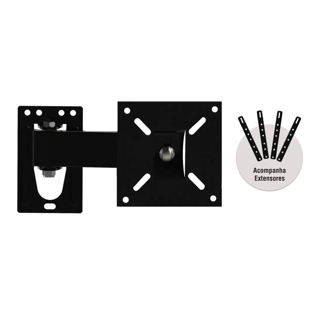 Suporte Articulado Para Tv 28 32 40 42 43 49 50 55 60 Polegadas - Brasforma - Imagem 3