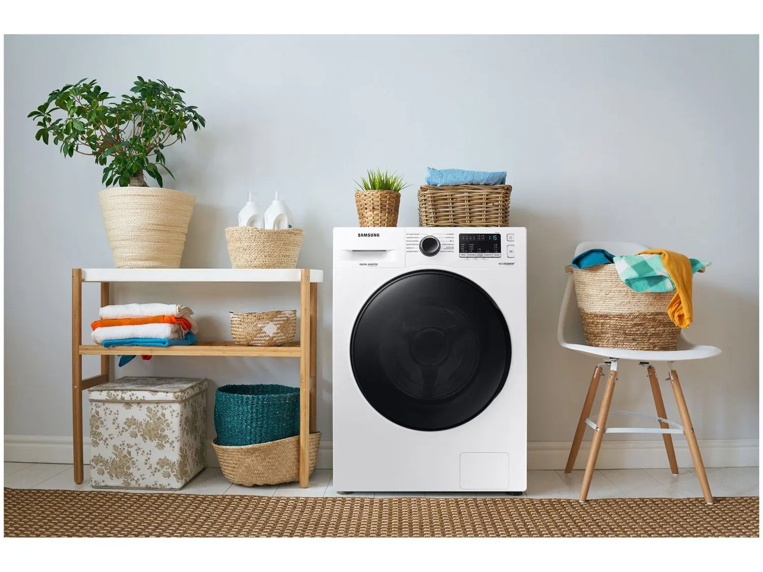 Lava e Seca Samsung 11kg Inverter - 3 em 1 Água Quente e Fria Branca WD11A4453BW 110/220V - Imagem 2