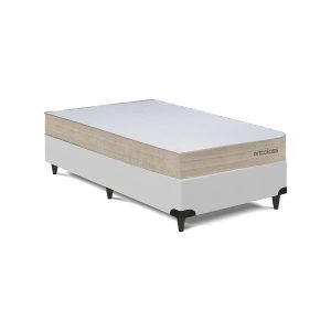 Cama Box e Colchão Poli D33 - Solteirão(108x198) - Ortoclass - Ortobom