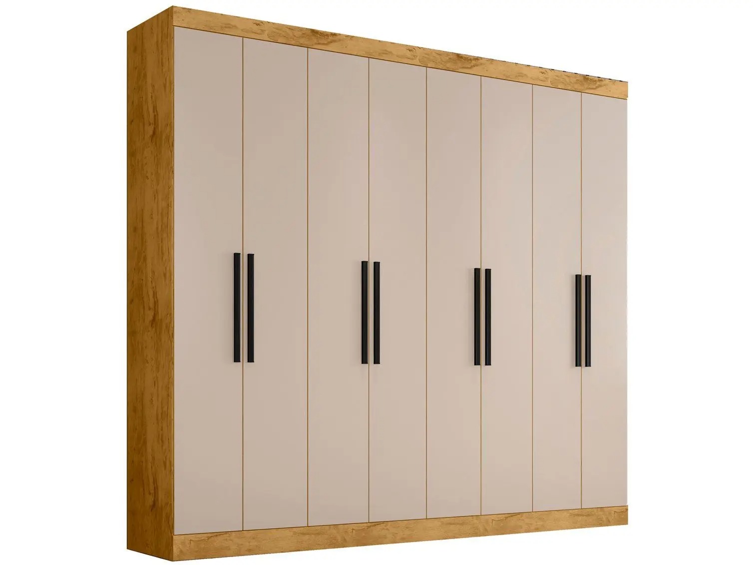 Guarda-roupa Casal 8 Portas 4 Gavetas - Araplac Porto