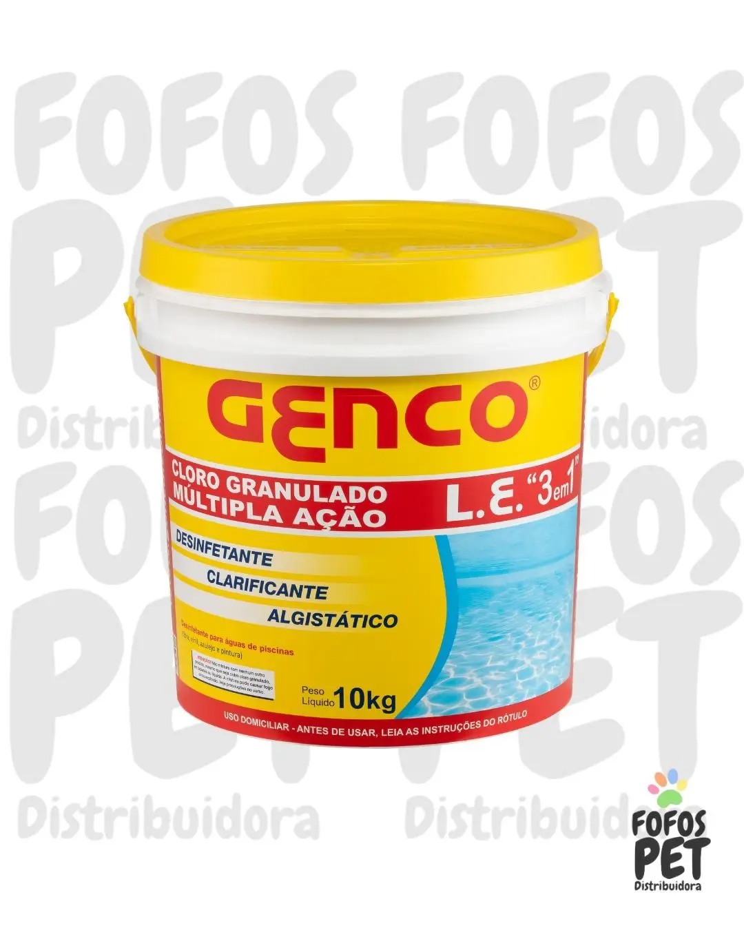 Cloro multipla acao 3em1 10kg - genco - Imagem 4